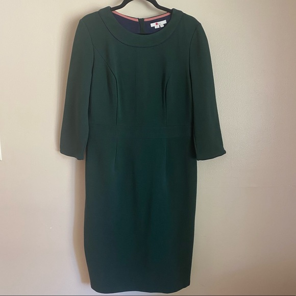 Boden Dresses & Skirts - Boden long sleeve short dress in forest green, 12
